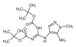 5-amino-4-[2',3'-bis(tert-butoxycarbonyl) guanidino]-1-methylpyrazole CAS:689293-78-5 manufacturer & supplier