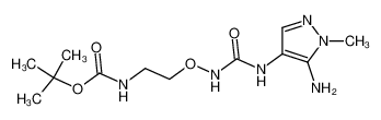 5-amino-4-(3-{2-[(tert-butoxycarbonyl)amino]ethoxy}ureido)-1-methylpyrazole CAS:689294-11-9 manufacturer & supplier