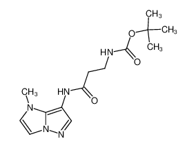 tert-butyl {3-[(1-methyl-1H-imidazo[1,2-b]pyrazol-7-yl) amino]-3-oxopropyl}carbamate CAS:689295-38-3 manufacturer & supplier