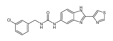 1-(3-chlorobenzyl)-3-(2-(thiazol-4-yl)-1H-benzo[d]imidazol-5-yl)urea CAS:689296-37-5 manufacturer & supplier