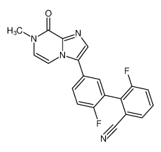 2',6-difluoro-5'-(7-methyl-8-oxo-7,8-dihydroimidazo[1,2-a]pyrazin-3-yl)-[1,1'-biphenyl]-2-carbonitrile CAS:689297-17-4 manufacturer & supplier