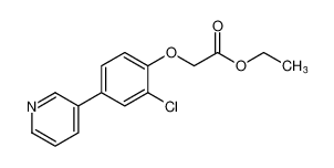 Acetic acid, [2-chloro-4-(3-pyridinyl)phenoxy]-, ethyl ester CAS:689300-75-2 manufacturer & supplier