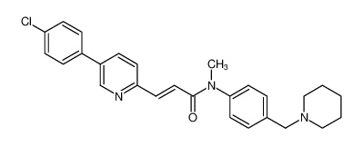 (E)-3-(5-(4-chlorophenyl)pyridin-2-yl)-N-methyl-N-(4-(piperidin-1-ylmethyl)phenyl)acrylamide CAS:689302-60-1 manufacturer & supplier