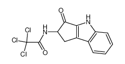 2,2,2-trichloro-N-(1,2,3,4-tetrahydro-3-oxocyclopenta[b]indol-2-yl)acetamide CAS:689303-13-7 manufacturer & supplier