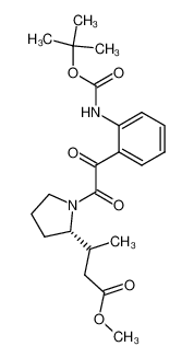 3-{(S)-1-[2-(2-tert-Butoxycarbonylamino-phenyl)-2-oxo-acetyl]-pyrrolidin-2-yl}-butyric acid methyl ester CAS:689303-81-9 manufacturer & supplier