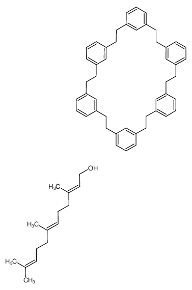 (2E,6E)-3,7,11-trimethyldodeca-2,6,10-trien-1-ol compound with 1,4,7,10,13,16(1,3)-hexabenzenacyclooctadecaphane (1:1) CAS:68931-21-5 manufacturer & supplier