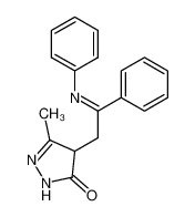 5-methyl-4-(2-phenyl-2-phenylimino-ethyl)-1,2-dihydro-pyrazol-3-one CAS:68947-01-3 manufacturer & supplier