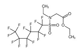 ethyl 2-[ethyl(1,1,2,2,3,3,4,4,5,5,6,6,6-tridecafluorohexylsulfonyl)amino]acetate CAS:68957-53-9 manufacturer & supplier