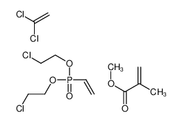 1-chloro-2-[2-chloroethoxy(ethenyl)phosphoryl]oxyethane,1,1-dichloroethene,methyl 2-methylprop-2-enoate CAS:68958-28-1 manufacturer & supplier