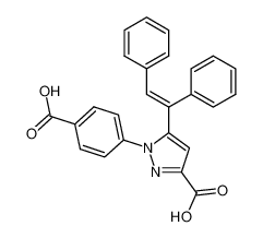 1-(4-carboxy-phenyl)-5-(1,2-diphenyl-vinyl)-1H-pyrazole-3-carboxylic acid CAS:68962-49-2 manufacturer & supplier