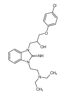 1-(4-chlorophenoxy)-3-(3-(2-(diethylamino)ethyl)-2-imino-2,3-dihydro-1H-benzo[d]imidazol-1-yl)propan-2-ol CAS:689739-09-1 manufacturer & supplier