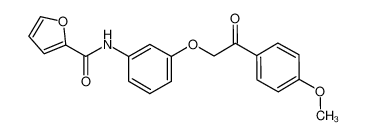 N-(3-(2-(4-methoxyphenyl)-2-oxoethoxy)phenyl)furan-2-carboxamide CAS:689743-25-7 manufacturer & supplier