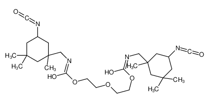 2-[2-[(5-isocyanato-1,3,3-trimethylcyclohexyl)methylcarbamoyloxy]ethoxy]ethyl N-[(5-isocyanato-1,3,3-trimethylcyclohexyl)methyl]carbamate CAS:68975-84-8 manufacturer & supplier