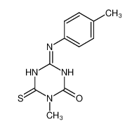 3-methyl-6-(4-methyl-anilino)-4-thioxo-3,4-dihydro-1H-[1,3,5]triazin-2-one CAS:68983-42-6 manufacturer & supplier