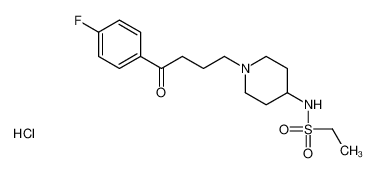 N-[1-[4-(4-fluorophenyl)-4-oxobutyl]piperidin-4-yl]ethanesulfonamide,hydrochloride CAS:68996-39-4 manufacturer & supplier