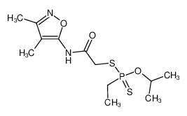 Ethyl-phosphonodithioic acid S-[(3,4-dimethyl-isoxazol-5-ylcarbamoyl)-methyl] ester O-isopropyl ester CAS:69000-25-5 manufacturer & supplier