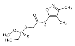 Ethyl-phosphonodithioic acid S-[(3,4-dimethyl-isoxazol-5-ylcarbamoyl)-methyl] ester O-methyl ester CAS:69000-27-7 manufacturer & supplier