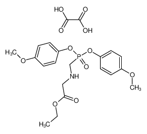 {[Bis-(4-methoxy-phenoxy)-phosphorylmethyl]-amino}-acetic acid ethyl ester; compound with oxalic acid CAS:69000-62-0 manufacturer & supplier