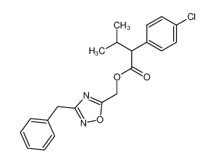 3-Benzyl-5-(2-(4-chlorophenyl)-3-methylbutyryloxy-methyl)-1,2,4-oxadiazol CAS:69006-83-3 manufacturer & supplier