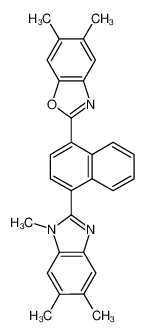 5,6-dimethyl-2-[4-(1,5,6-trimethyl-1H-benzoimidazol-2-yl)-naphthalen-1-yl]-benzooxazole CAS:69008-46-4 manufacturer & supplier