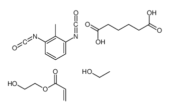 1,3-diisocyanato-2-methylbenzene,ethanol,hexanedioic acid,2-hydroxyethyl prop-2-enoate CAS:69011-30-9 manufacturer & supplier