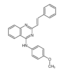 (4-methoxy-phenyl)-(2-styryl-quinazolin-4-yl)-amine CAS:69019-02-9 manufacturer & supplier