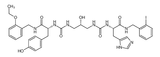 (2S,7S,12R)-2-((1H-imidazol-5-yl)methyl)-N13-(2-ethoxybenzyl)-7-hydroxy-12-(4-hydroxybenzyl)-N1-(2-iodobenzyl)-4,10-dioxo-3,5,9,11-tetraazatridecanediamide CAS:690209-92-8 manufacturer & supplier