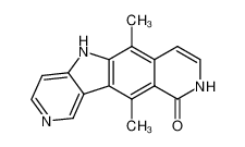 6,11-dimethyl-5H-pyrido(3',4':4,5)pyrrolo(2,3-g)isoquinolin-10(9H)-one CAS:69022-61-3 manufacturer & supplier