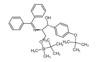 (1R,2R)-2-(Benzhydrylidene-amino)-1-(4-tert-butoxy-phenyl)-3-(tert-butyl-dimethyl-silanyloxy)-propan-1-ol CAS:690230-50-3 manufacturer & supplier