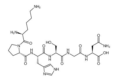 L-Asparagine, L-lysyl-L-prolyl-L-histidyl-L-serylglycyl- CAS:690238-83-6 manufacturer & supplier