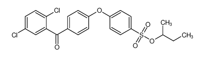 sec-butyl 4-(4-(2,5-dichlorobenzoyl)phenoxy)benzenesulfonate CAS:690247-88-2 manufacturer & supplier