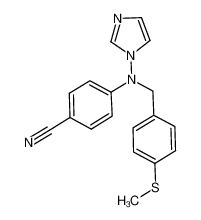 4-[N-(1H-imidazol-1-yl)-N-(4-methylthiophenylmethyl)amino]-benzonitrile CAS:690248-32-9 manufacturer & supplier