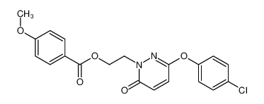 2-[3-(4-chlorophenoxy)-6-oxopyridazin-1-yl]ethyl 4-methoxybenzoate CAS:69025-07-6 manufacturer & supplier