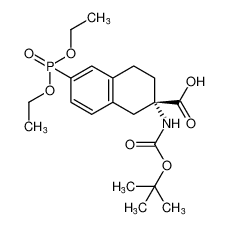 (S)-2-((tert-butoxycarbonyl)amino)-6-(diethoxyphosphoryl)-1,2,3,4-tetrahydronaphthalene-2-carboxylic acid CAS:690254-51-4 manufacturer & supplier