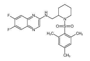 (6,7-difluoro-quinoxalin-2-yl)-[1-(2,4,6-trimethyl-benzenesulfonyl)-piperidin-2-ylmethyl]-amine CAS:690255-68-6 manufacturer & supplier