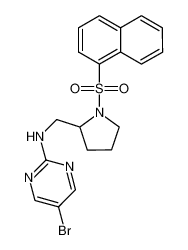 (5-bromo-pyrimidin-2-yl)-[1-(naphthalene-1-sulfonyl)-pyrrolidin-2-ylmethyl]-amine CAS:690255-78-8 manufacturer & supplier