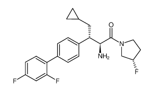 (2S,3S)-2-amino-4-cyclopropyl-3-(2',4'-difluoro-[1,1'-biphenyl]-4-yl)-1-((S)-3-fluoropyrrolidin-1-yl)butan-1-one CAS:690257-02-4 manufacturer & supplier