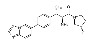 (2S,3S)-2-amino-1-((S)-3-fluoropyrrolidin-1-yl)-3-(4-(imidazo[1,2-a]pyridin-6-yl)phenyl)butan-1-one CAS:690257-14-8 manufacturer & supplier