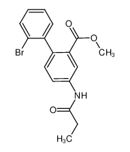 methyl 2'-bromo-4-(propanoylamino)-2-biphenyl-carboxylate CAS:690260-99-2 manufacturer & supplier