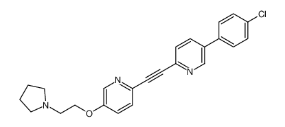 5-(4-chlorophenyl)-2-((5-(2-(pyrrolidin-1-yl)ethoxy)pyridin-2-yl)ethynyl)pyridine CAS:690262-70-5 manufacturer & supplier