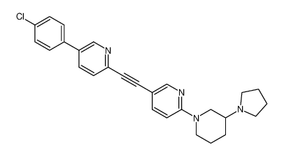 5-(4-chlorophenyl)-2-((6-(3-(pyrrolidin-1-yl)piperidin-1-yl)pyridin-3-yl)ethynyl)pyridine CAS:690262-84-1 manufacturer & supplier