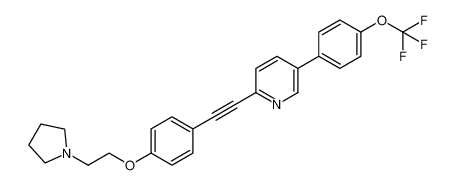 2-((4-(2-(pyrrolidin-1-yl)ethoxy)phenyl)ethynyl)-5-(4-(trifluoromethoxy)phenyl)pyridine CAS:690264-07-4 manufacturer & supplier