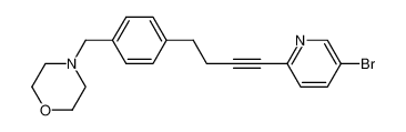 4-{4-[4-(5-bromo-pyridin-2-yl)-but-3-ynyl]-benzyl}-morpholine CAS:690264-27-8 manufacturer & supplier