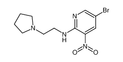 (5-bromo-3-nitro-pyridin-2-yl)-(2-pyrrolidin-1-yl-ethyl)-amine CAS:690265-05-5 manufacturer & supplier