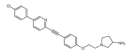 1-(2-(4-((5-(4-chlorophenyl)pyridin-2-yl)ethynyl)phenoxy)ethyl)pyrrolidin-3-amine CAS:690266-22-9 manufacturer & supplier