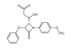 (3R,4S)-4-(1-Hydroxy-2-nitro-ethyl)-1-(4-methoxy-phenyl)-3-phenoxy-azetidin-2-one CAS:690269-25-1 manufacturer & supplier