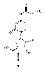 N-[1-((2R,3R,4S,5R)-5-azido-3,4-dihydroxy-5-hydroxymethyltetrahydrofuran-2-yl)-2-oxo-1,2-dihydropyrimidin-4-yl]-propionamide CAS:690270-13-4 manufacturer & supplier