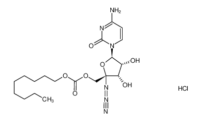 (S)-1-((3R,4S,5R)-5-azido-3,4-dihydroxy-5-nonyloxycarbonyloxymethyltetrahydrofuran-2-yl)-2-oxo-1,2-dihydropyrimidin-4-ylammonium chloride CAS:690271-10-4 manufacturer & supplier