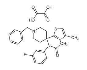 N-[1-Benzyl-4-(4-methylthiazol-2-yl)-4-piperidinyl]-N-(3-fluorophenyl)acetamide oxalate CAS:690273-45-1 manufacturer & supplier