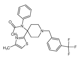 N-[4-(4-methylthiazol-2-yl)-1-(3-trifluoromethylbenzyl)-4-piperidinyl]-N-phenylacetamide CAS:690273-58-6 manufacturer & supplier